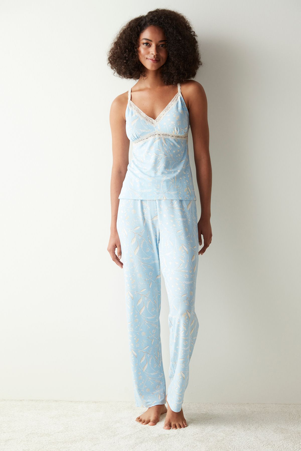 Penti-Top de pijama de atlet cu imprimeu Maye 2