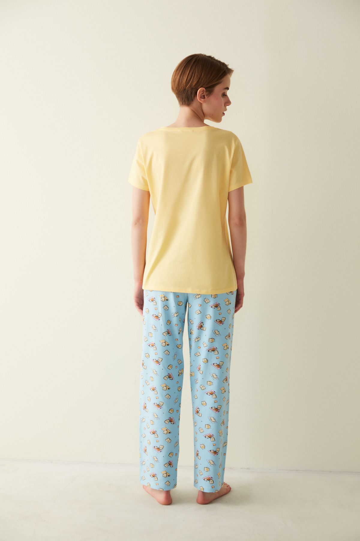 Penti-Breakfast Printed Pajama Set 5