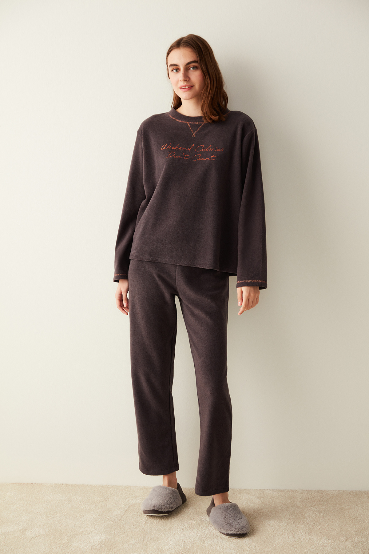 Penti-Weekend Calories Polar Ls Trouser Set 2