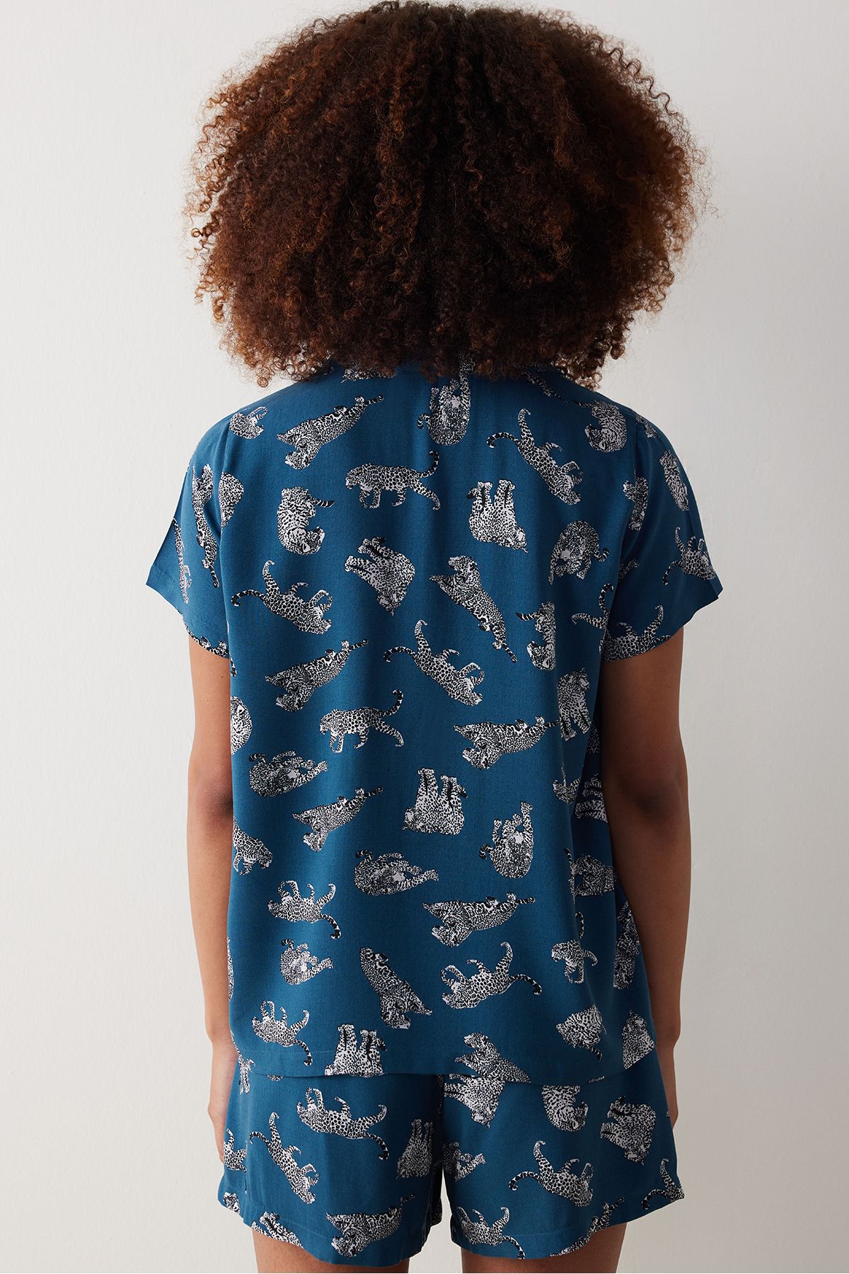 Penti-Base Dark Patterned Pajama Set 5