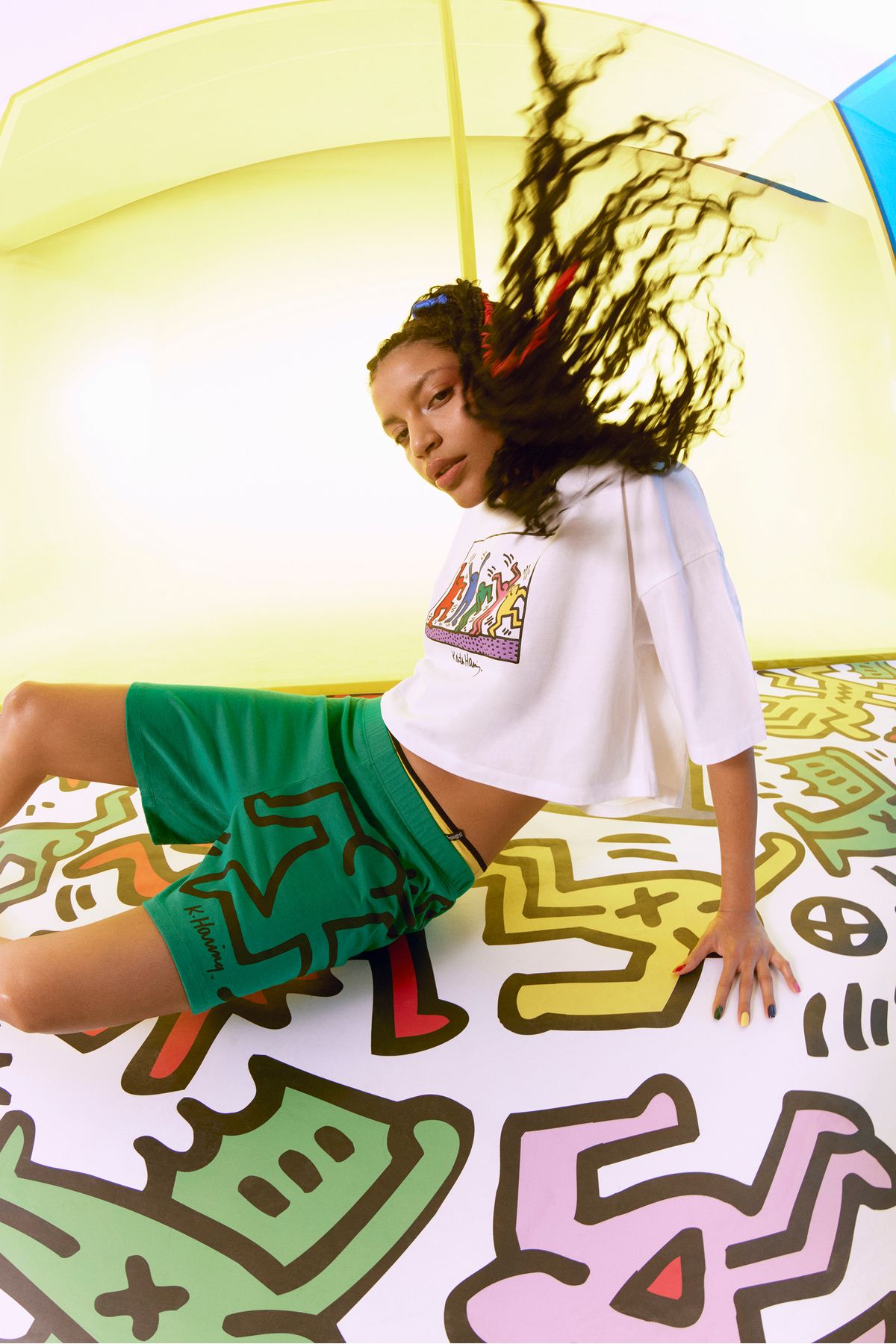 Penti Happy Şort Pijama Altı-keith Haring Koleksiyonu