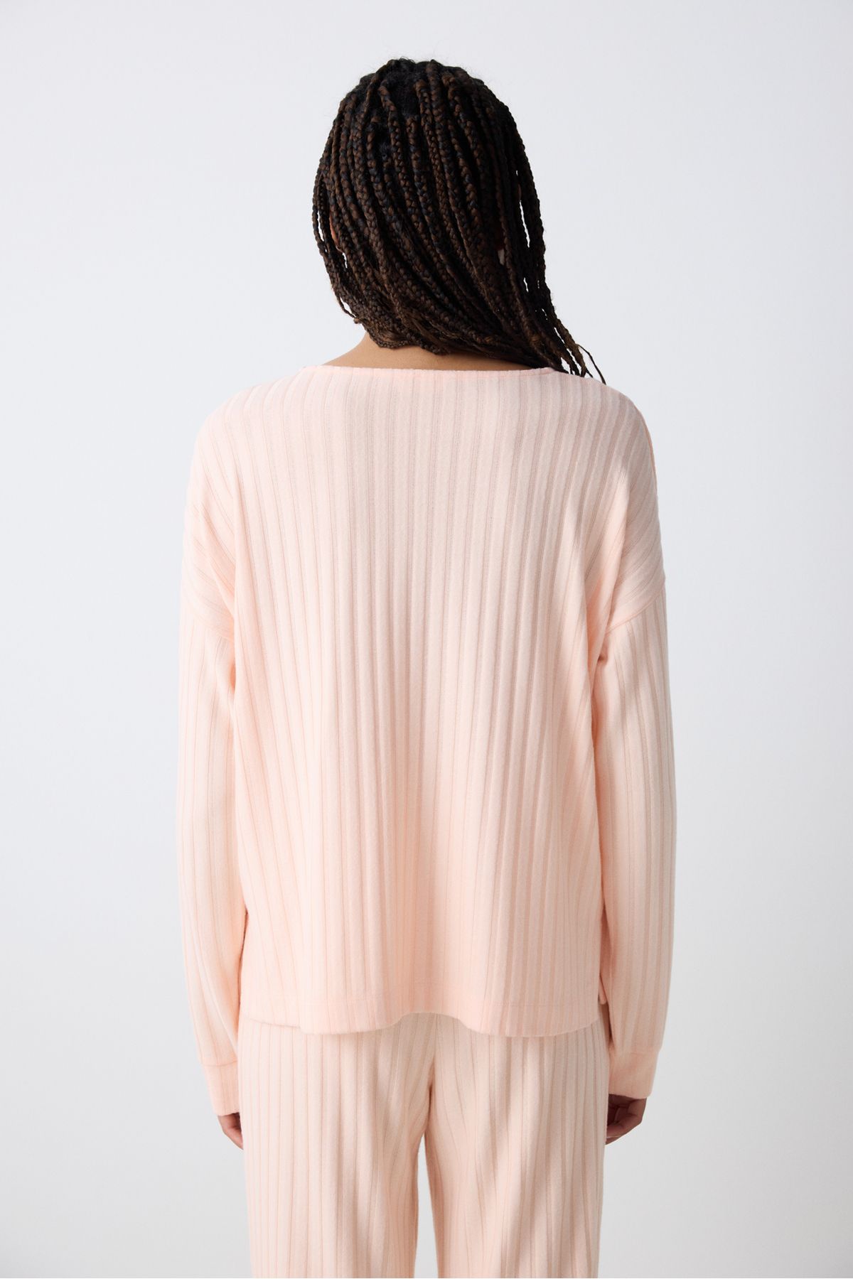 Penti-Cozy Rib Pink Sweatshirt 4