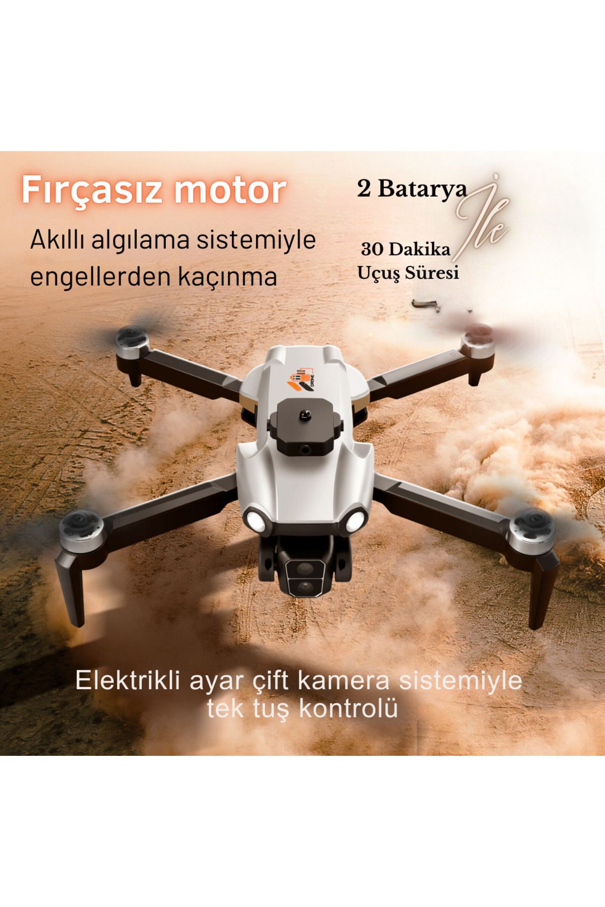 piha S119 DRONE FIRÇASIZ MOTOR 2BATARYA İLE 30DAKİKA UÇUŞ 1080P HD Kamera ENGELDEN KAÇINMA