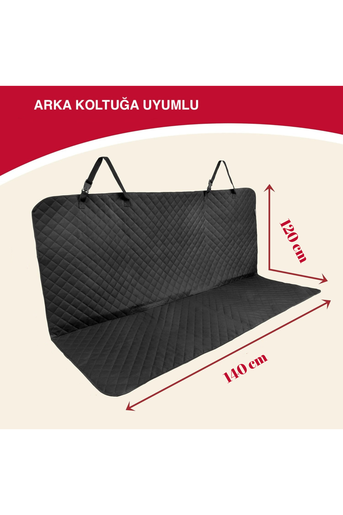 skyinn Oto Koltuk Koruyucu Örtü Evcil Hayvan Araç Örtüsü Oto Kedi Köpek Minderi Araç Köpek Yatağı fotoğrafı 6 (önizleme)