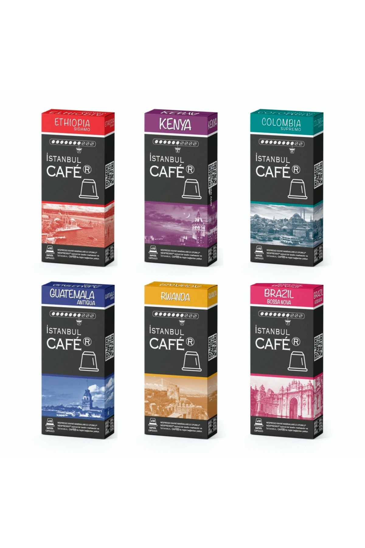 İstanbul Cafer Alüminyum Nespresso® Uyumlu Kapsül Kahve 6lı Set Fiyatı ...