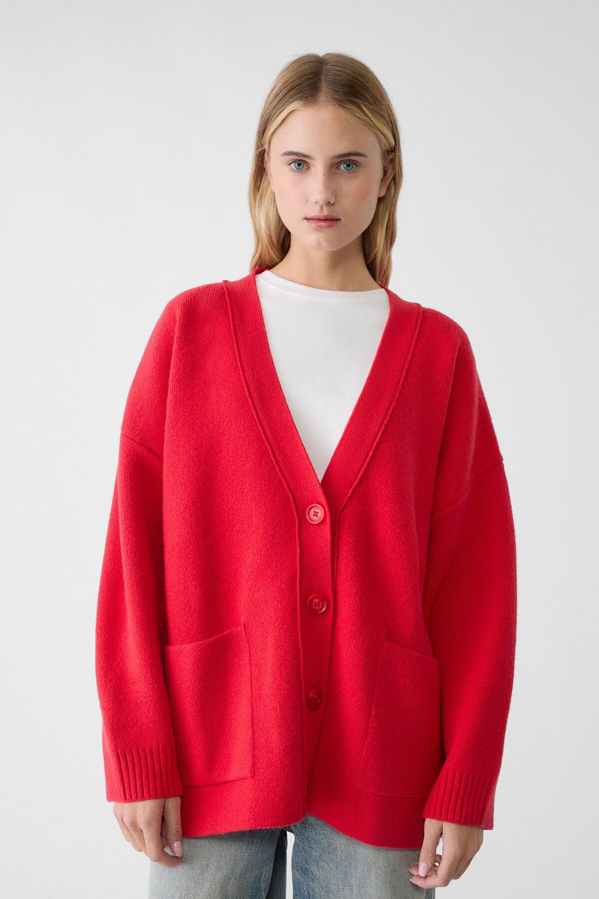 Cardigan stradivarius discount