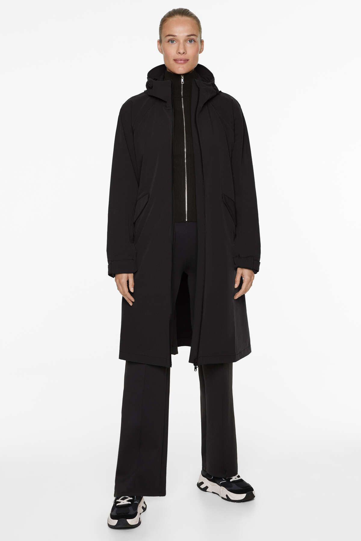 Oysho-Long 5k water-resistant jacket 2