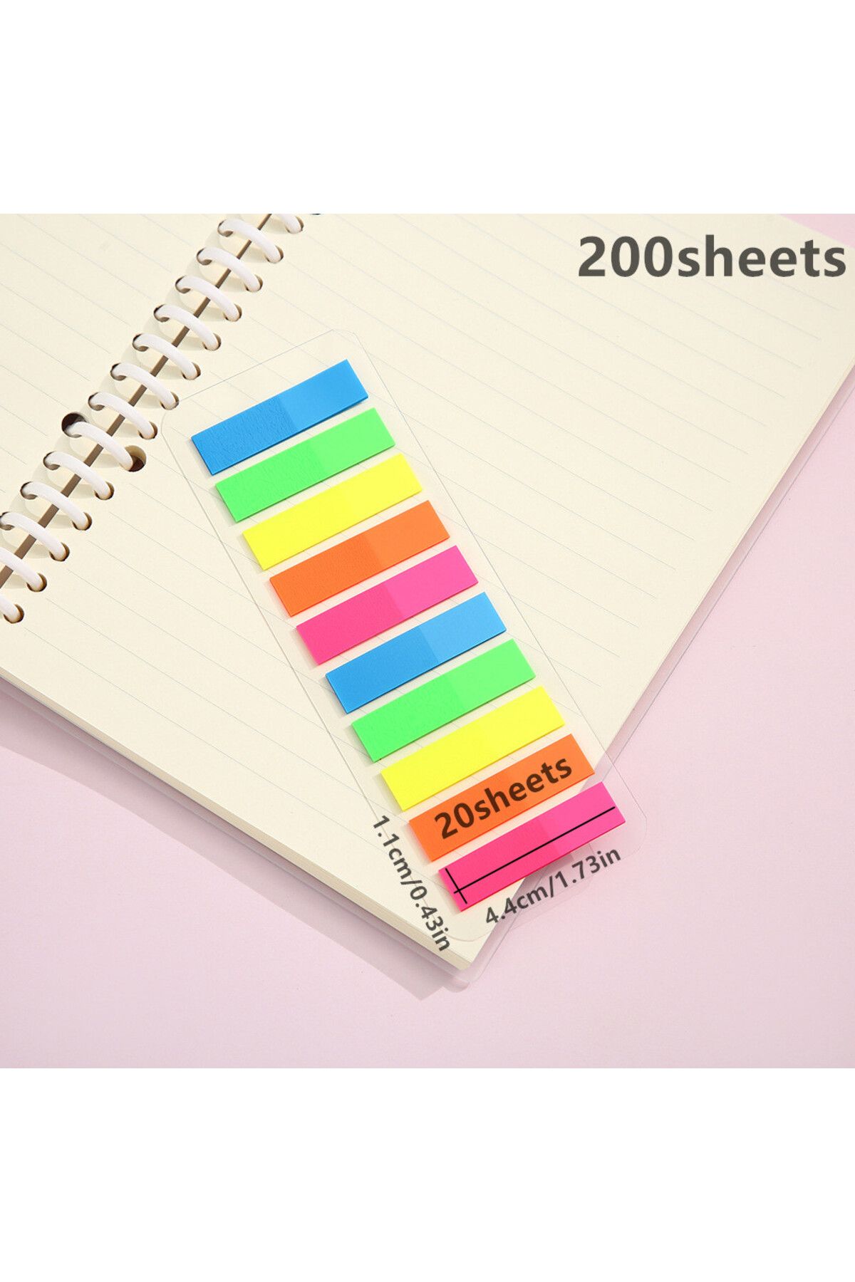 Mansura-200 Sheets Post-It Adhesive Note Paper - Index Sticker Index 2