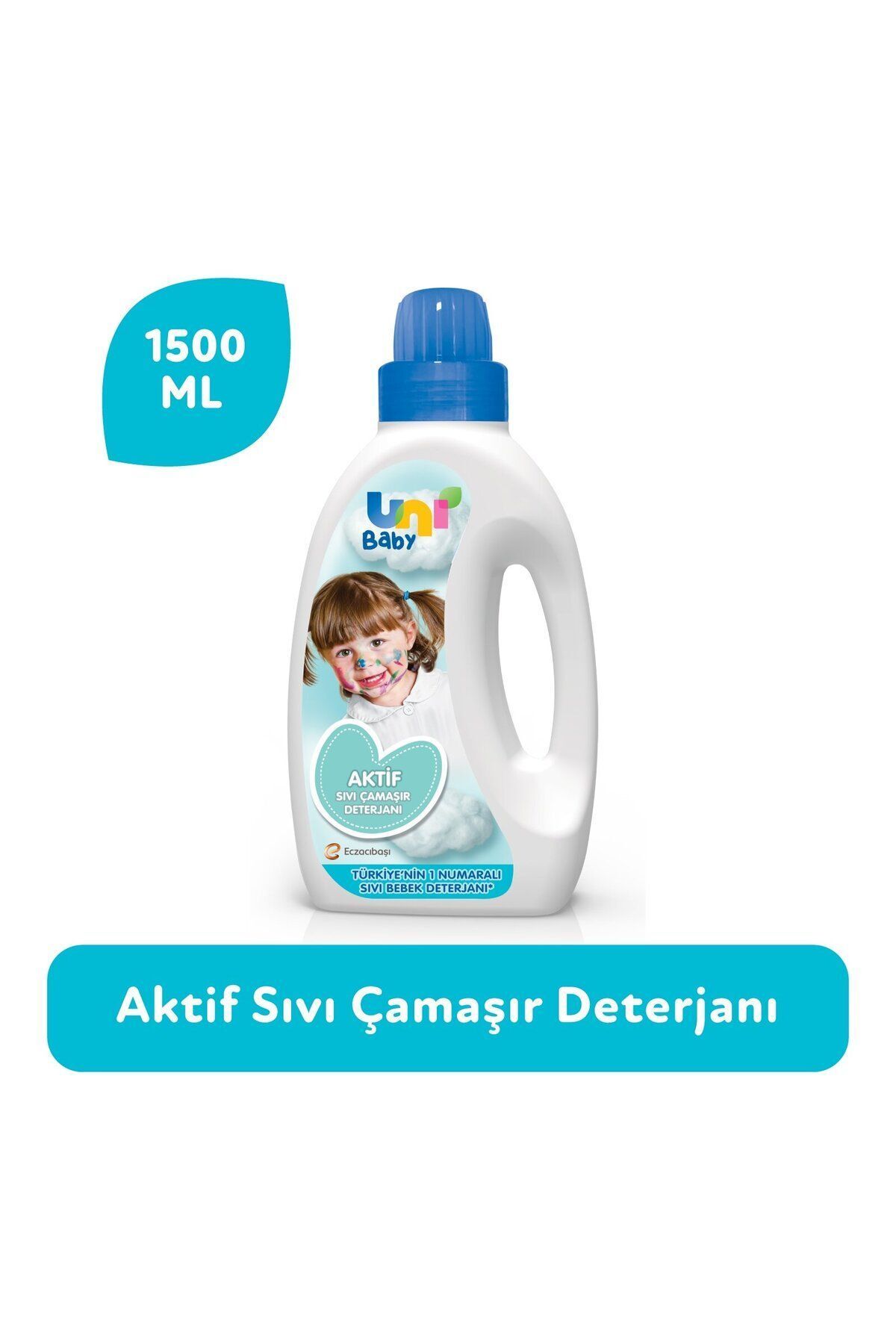 Uni Baby Aktif Sıvı Çamarşır Deterjanı 1500 ml X 2 Adet