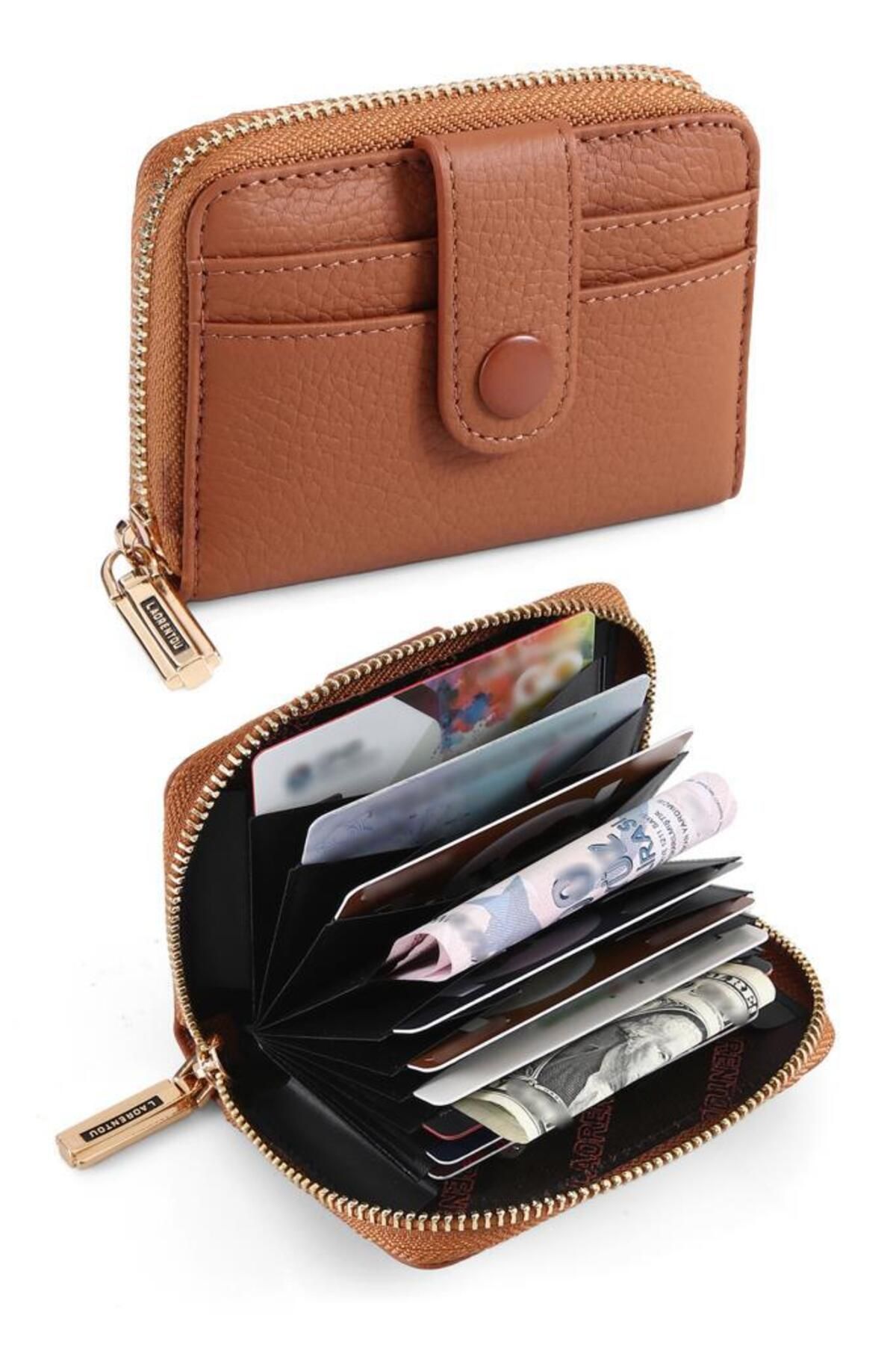 Laorentou-Genuine Leather Women's Wallet and Card Holder 1