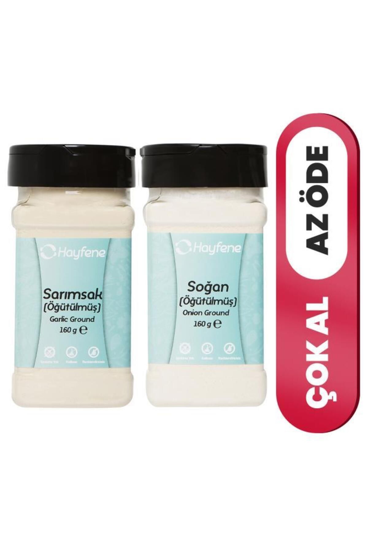 Hayfene Sarımsak Toz 160 G Soğan Toz 160 G - 2'li Set