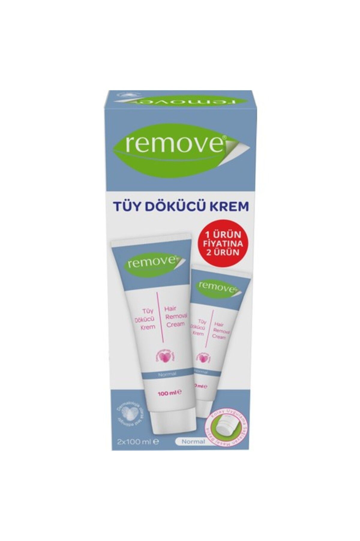 remove Tüy Dökücü Normal Cilter Için 100 ml 2li Avantaj Paketi