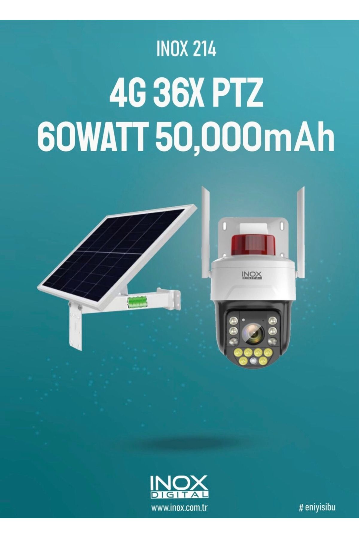 Solar Kamera 214 mobese 30x zoom ,4g ,radar, inox