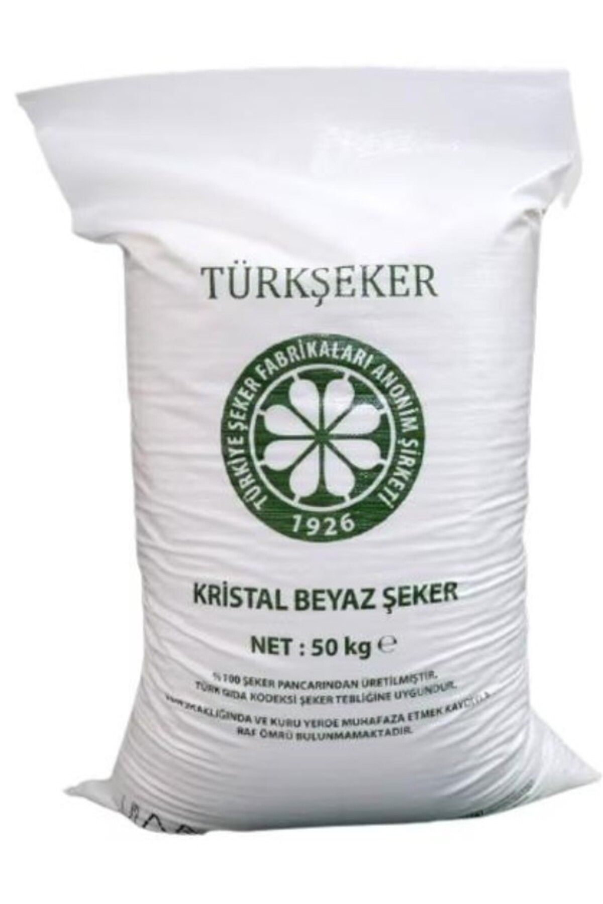 Türk Şeker Çuval Toz Şeker 50 Kg - Doğal Beyaz %100 Pancar Şekeri