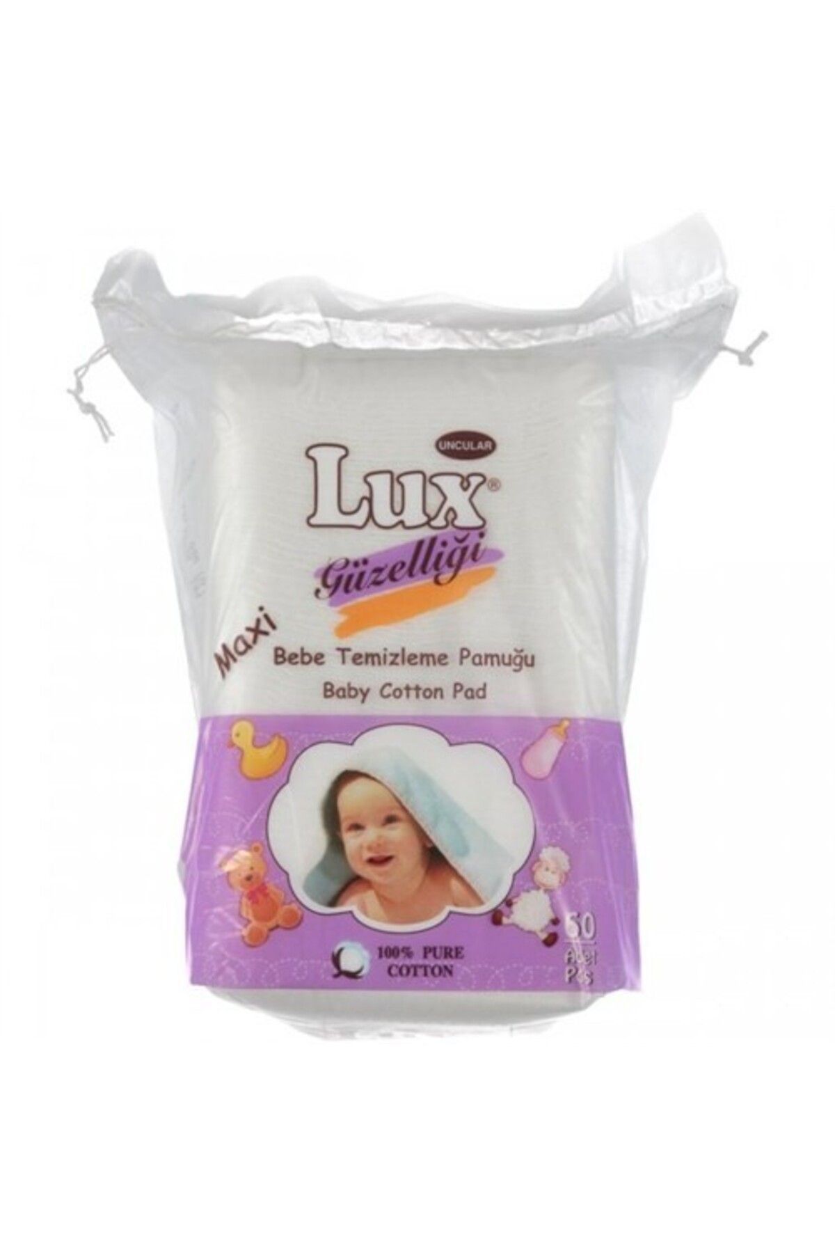 LUX Maxi Bebek Temizleme Pamuğu %100 Cotton 60lı