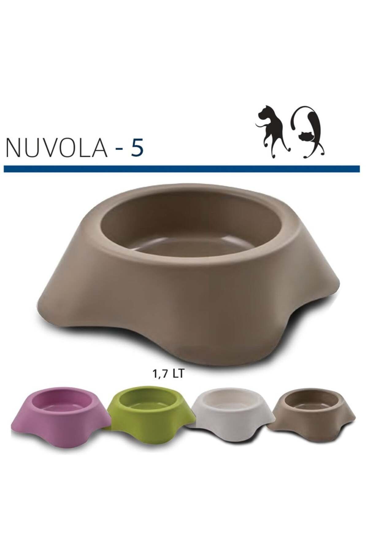 MP Bergamo-Mp Food/Water Container Nuvola 5 - 1.7l 1