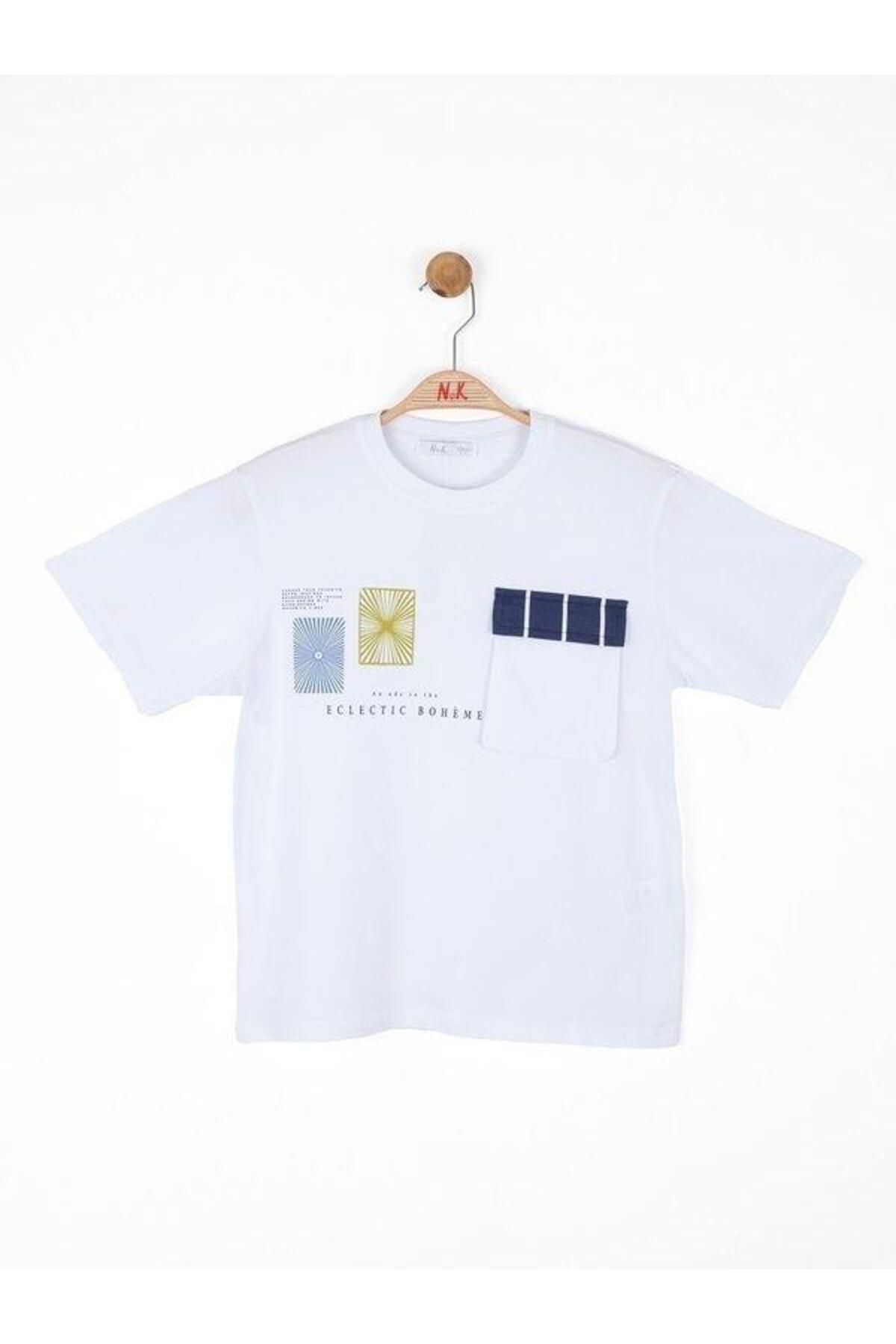 NK-Boy's T-shirt - Printed Front and Pocket Detail 8