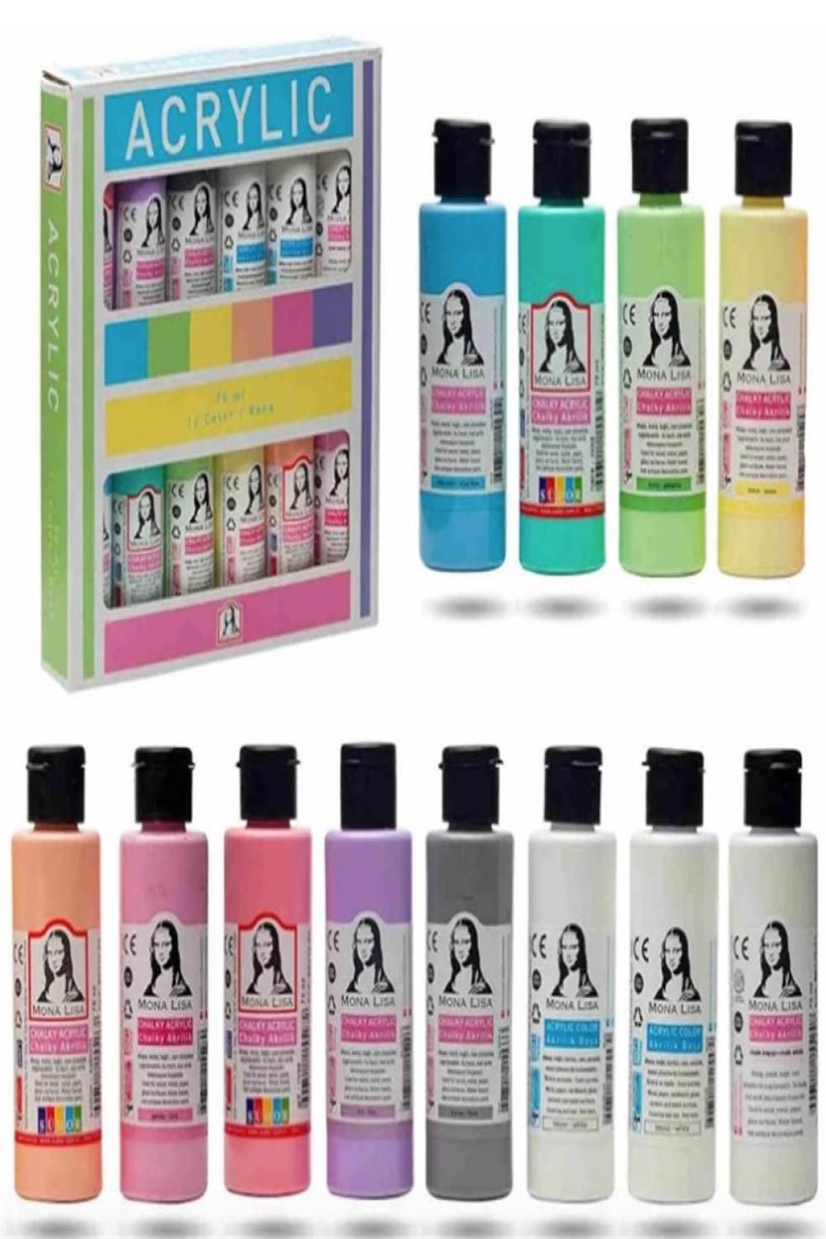 Nextpage Monalisa Akrilik 12*70 Ml Set(Chalk) Sd150 X16