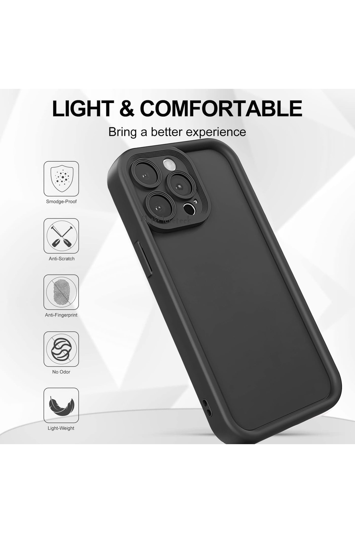 m.tk moveteck-Samsung Galaxy A06 Case Soft Colorful Launch Silicone Camera Protected with Protruding Edge 3D Coffe 4