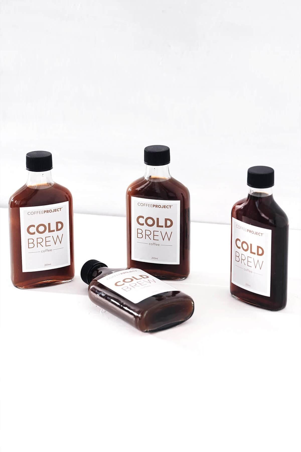 Coffee Project Cold Brew Cam Şişede Hazır Soğuk Kahve | 4 Pac