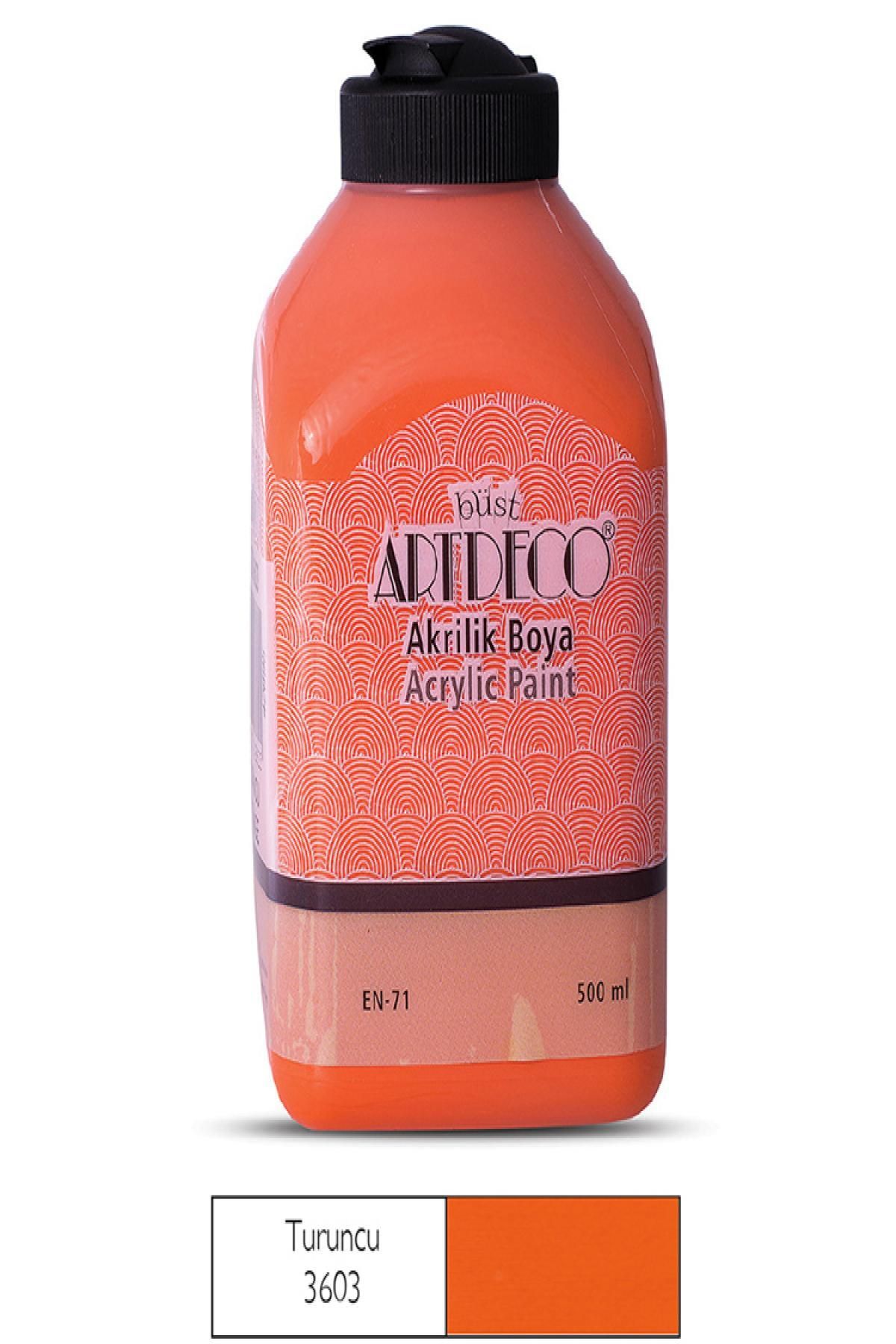 Nextpage Artdeco Akrilik Boya 500 Ml Turuncu Y 070L 3603