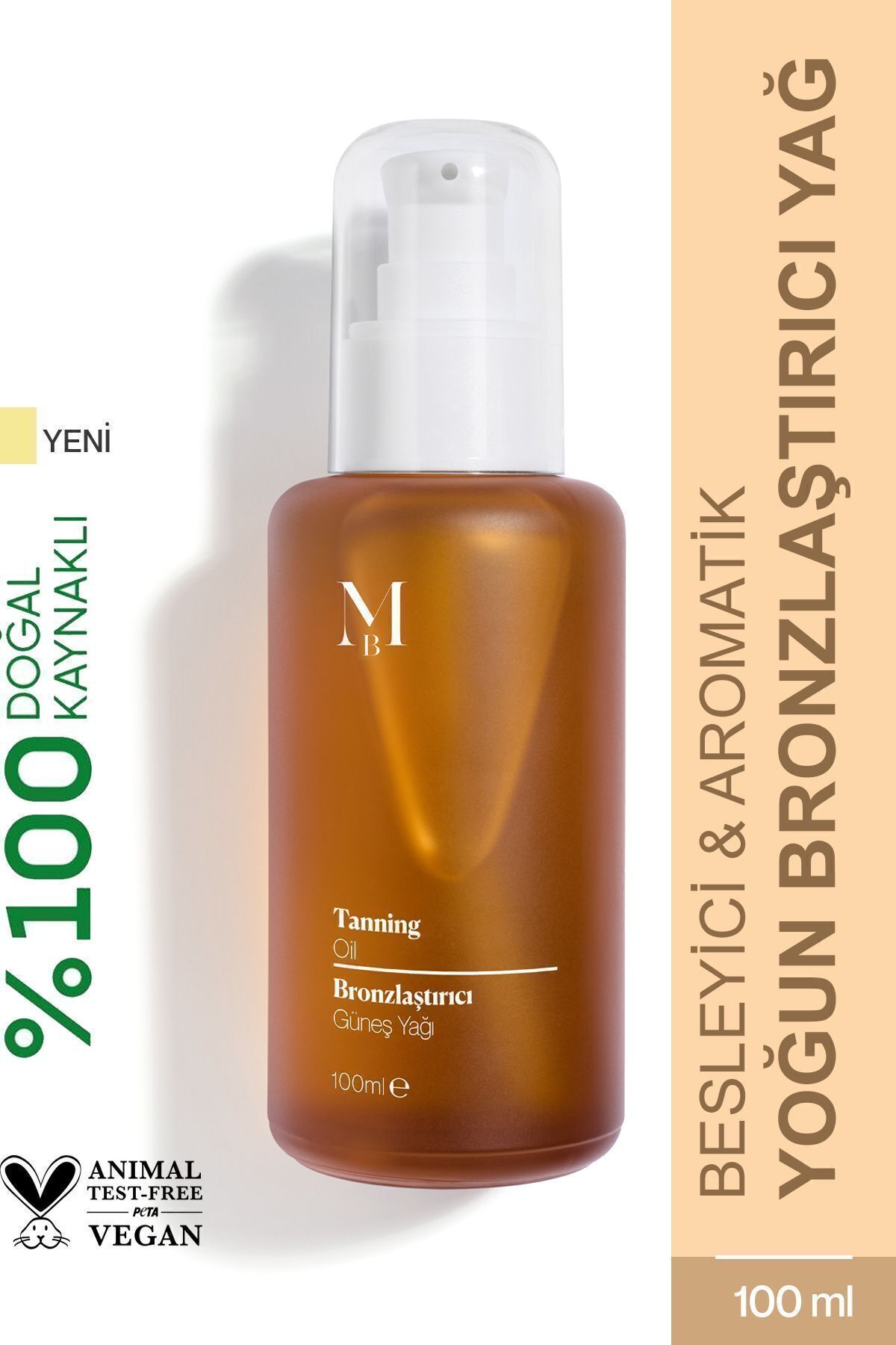 MİSBAHÇE Bronzlaştırıcı Güneş Yağı 100 ml