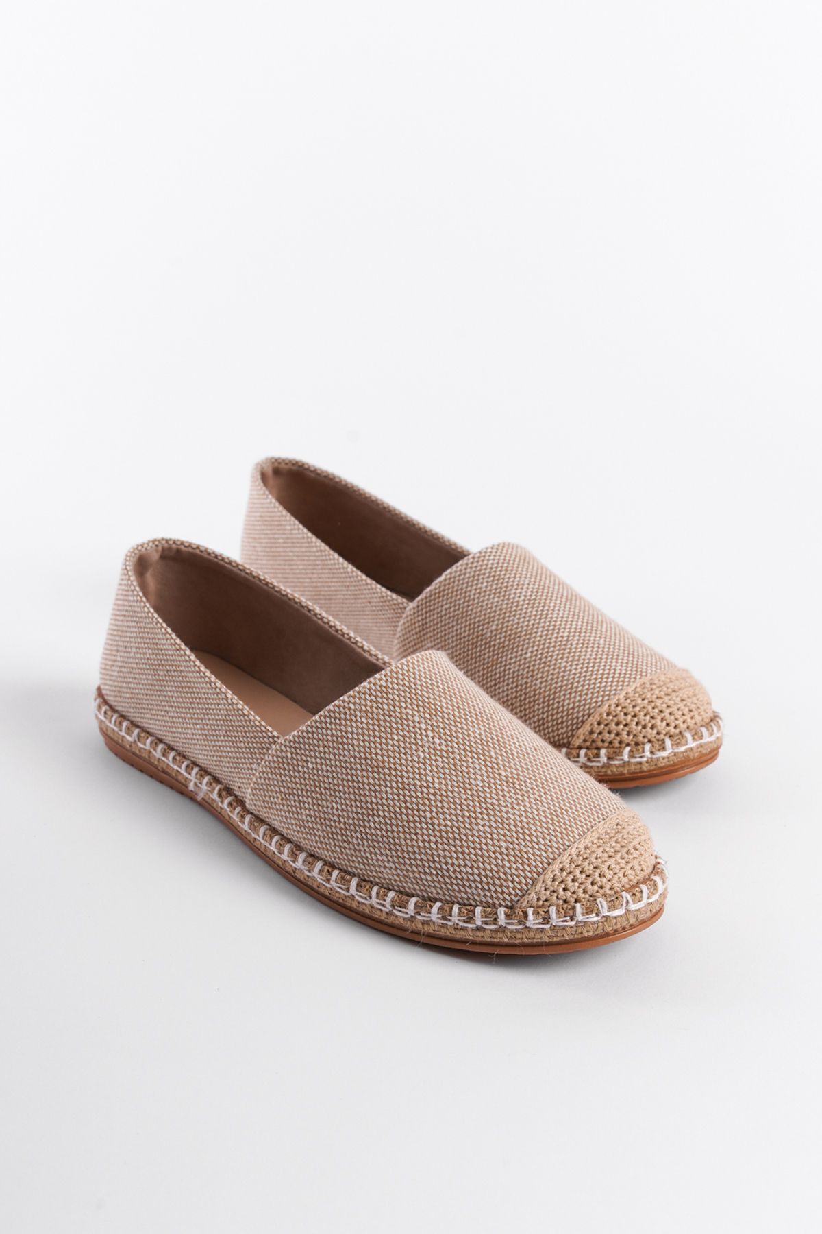 Capone Outfitters Pasarella Cilt Kadın Espadril