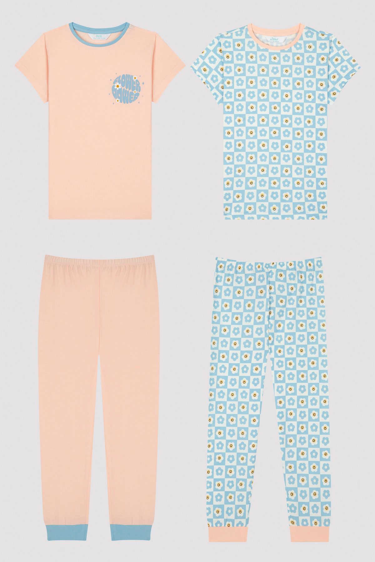 Penti-Girl's Flower Power 2-Piece Pajama Set 5