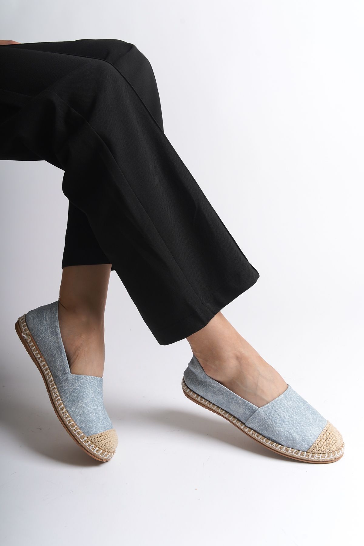اسپادریل آبی زنانه پاسارلا اسپیدریل اورجینال Capone Outfitters