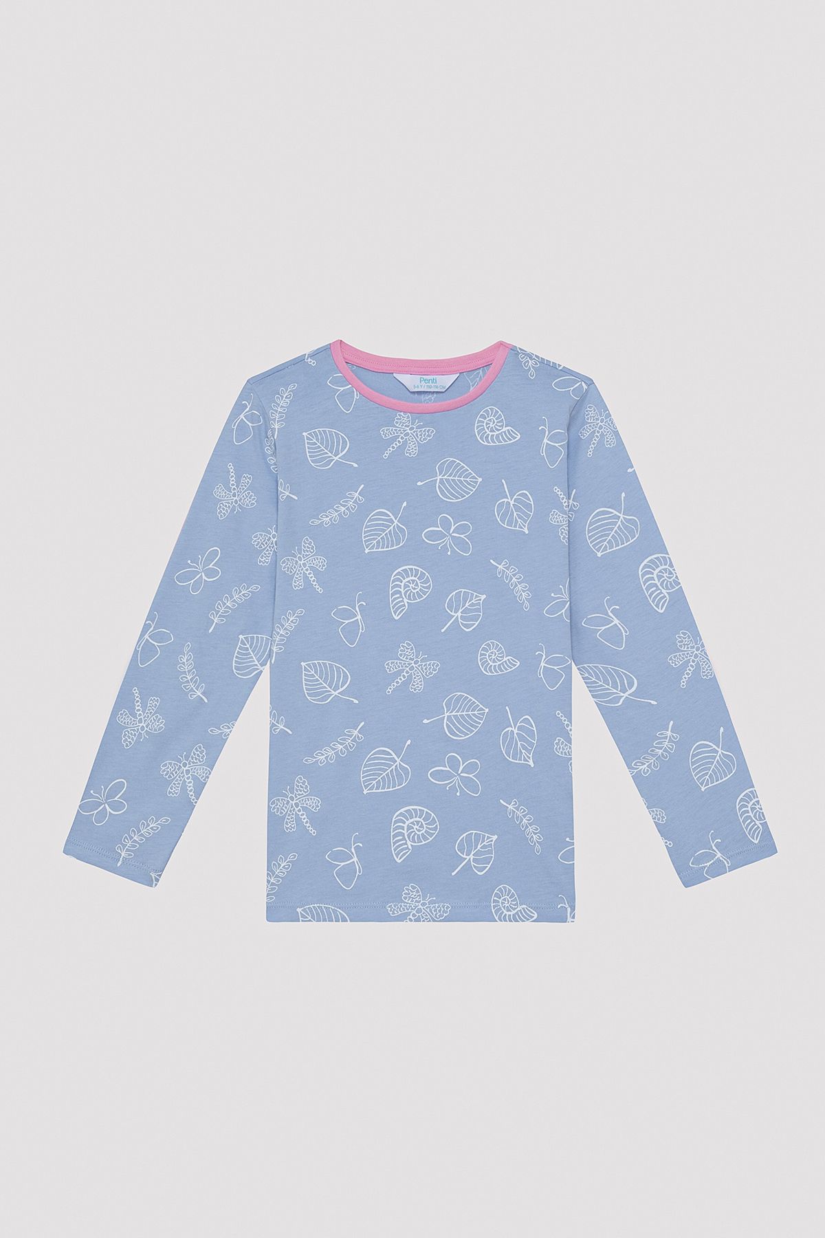 Penti-Set de pijamale multicolore 2 piese Fossil pentru fete 6
