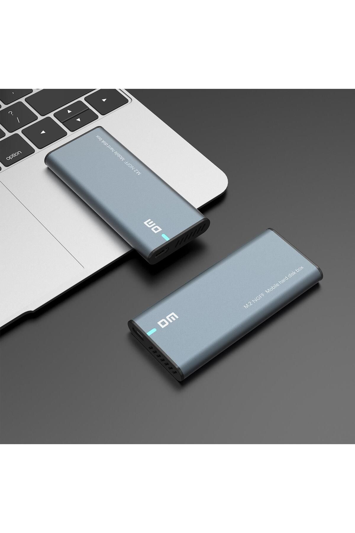 DM-Hd480 Type-c 3.1 Gen2 B&m/b Key M.2 Ngff SSD Box 2