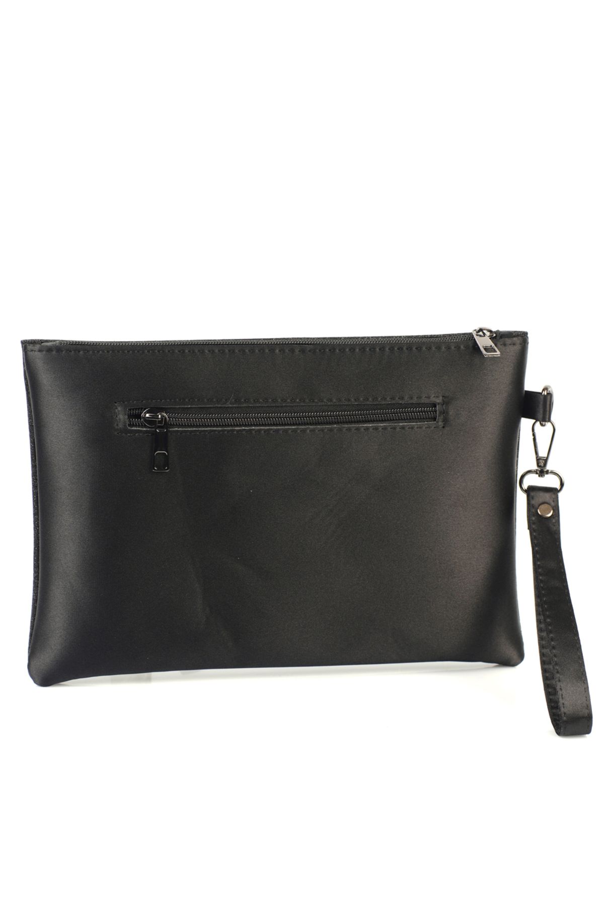 کیف پورتفولیو و کلچ مشکی زنانه کلاچ پاریس اورجینال Capone Outfitters