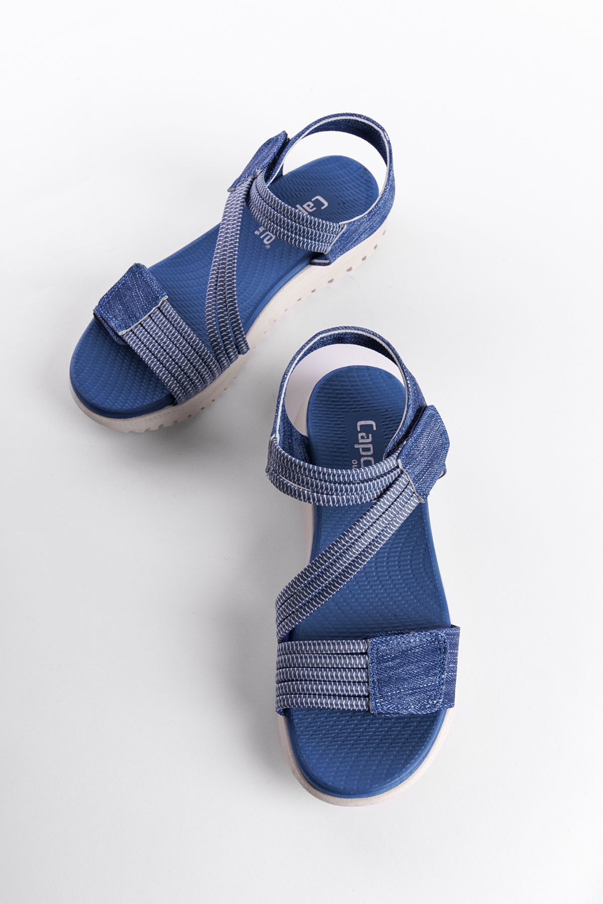 صندل آبی زنانه راحت اورجینال Capone Outfitters