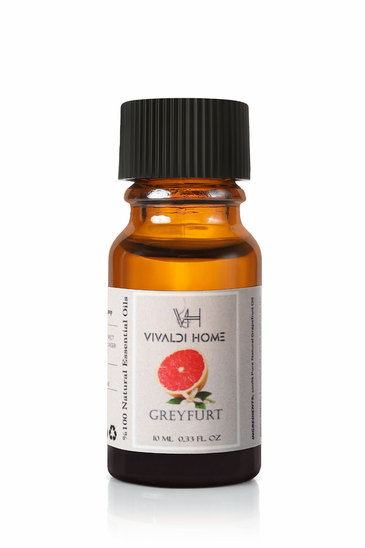 Vivaldi Home Greyfurt Aromaterapi Uçucu Yağ Esansiyel Buhurdanlık Yağı 10ml