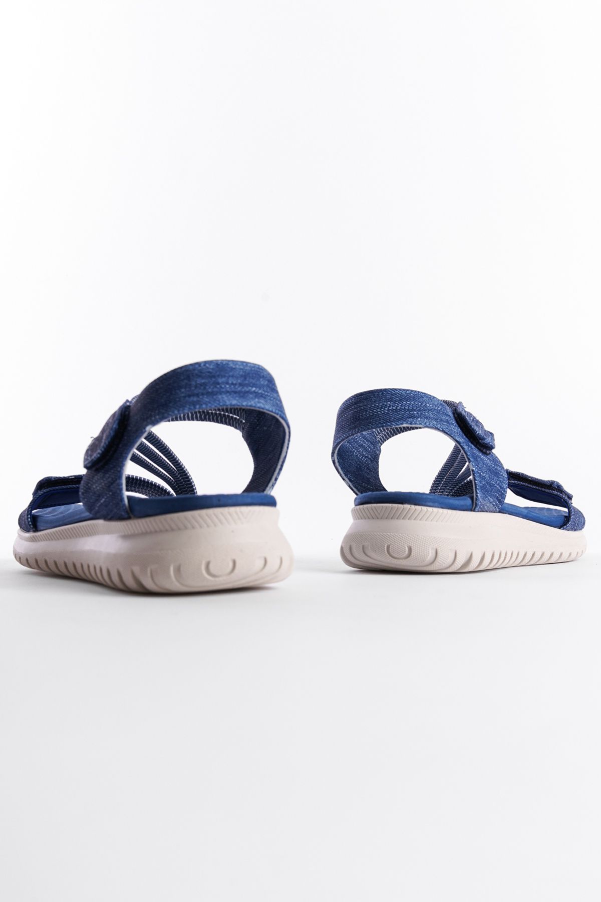 صندل آبی زنانه راحت اورجینال Capone Outfitters