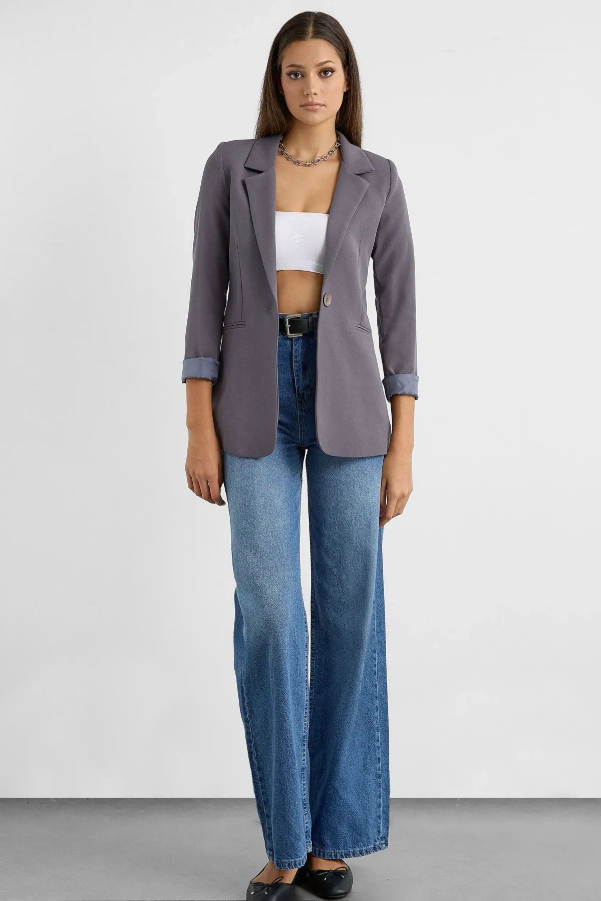 Hiccup-Blazer Jacket - Buttoned Design 2