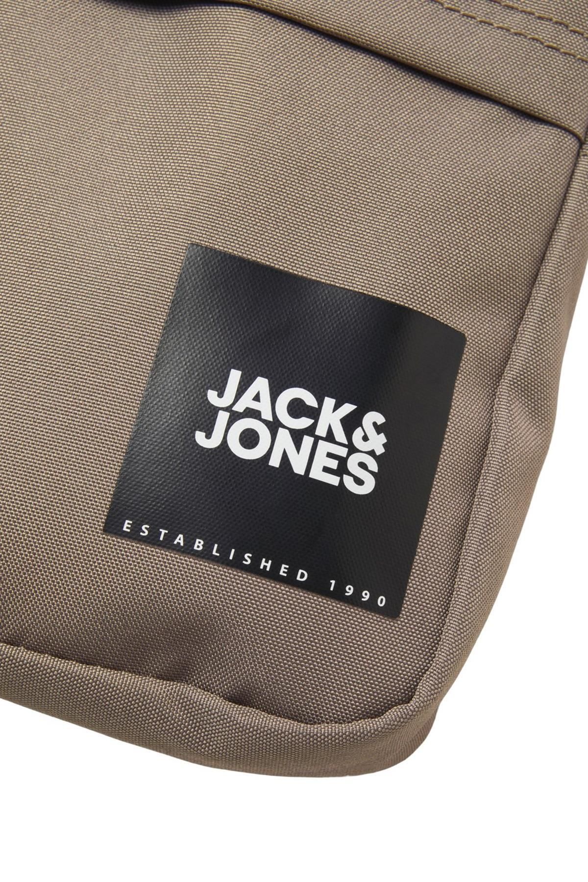 کیف کمری نود مردانه Jack Jones Jacjamie Small Slingbag LN 12158443 Beige Jack & Jones