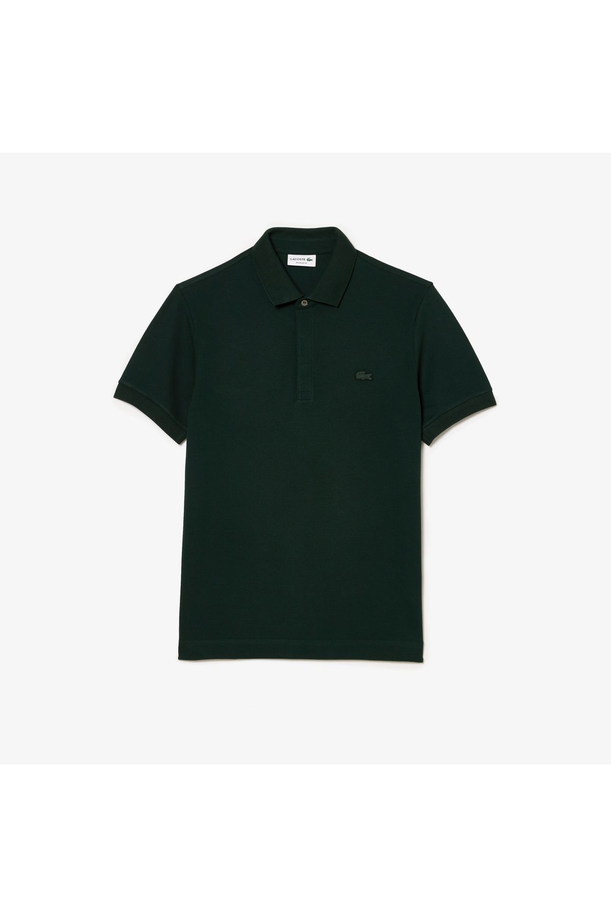 تی شرت یقه پولو سبز مردانه چوگان به طور منظم پاریس Lacoste