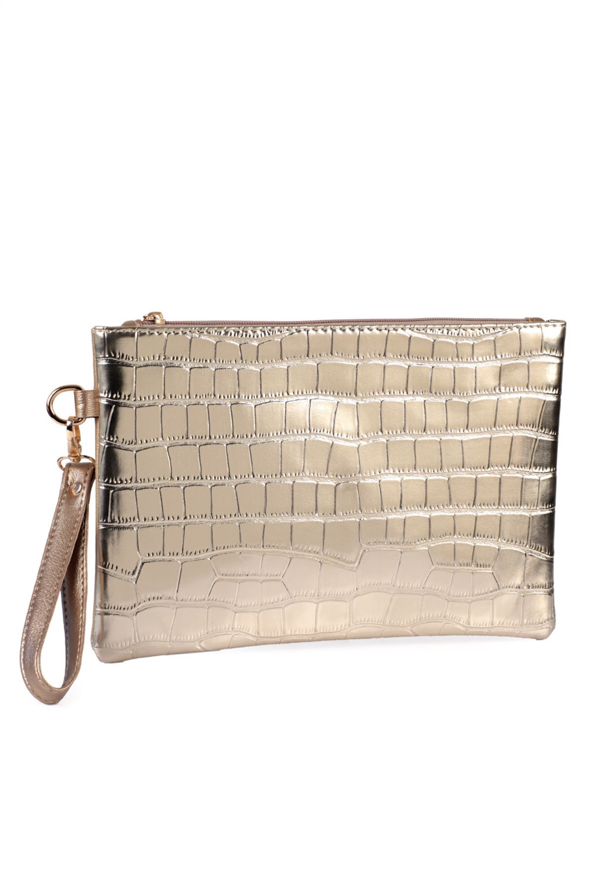 Capone Outfitters-Clutch für Damen aus Lackleder mit Kroko-Muster Paris 220 4