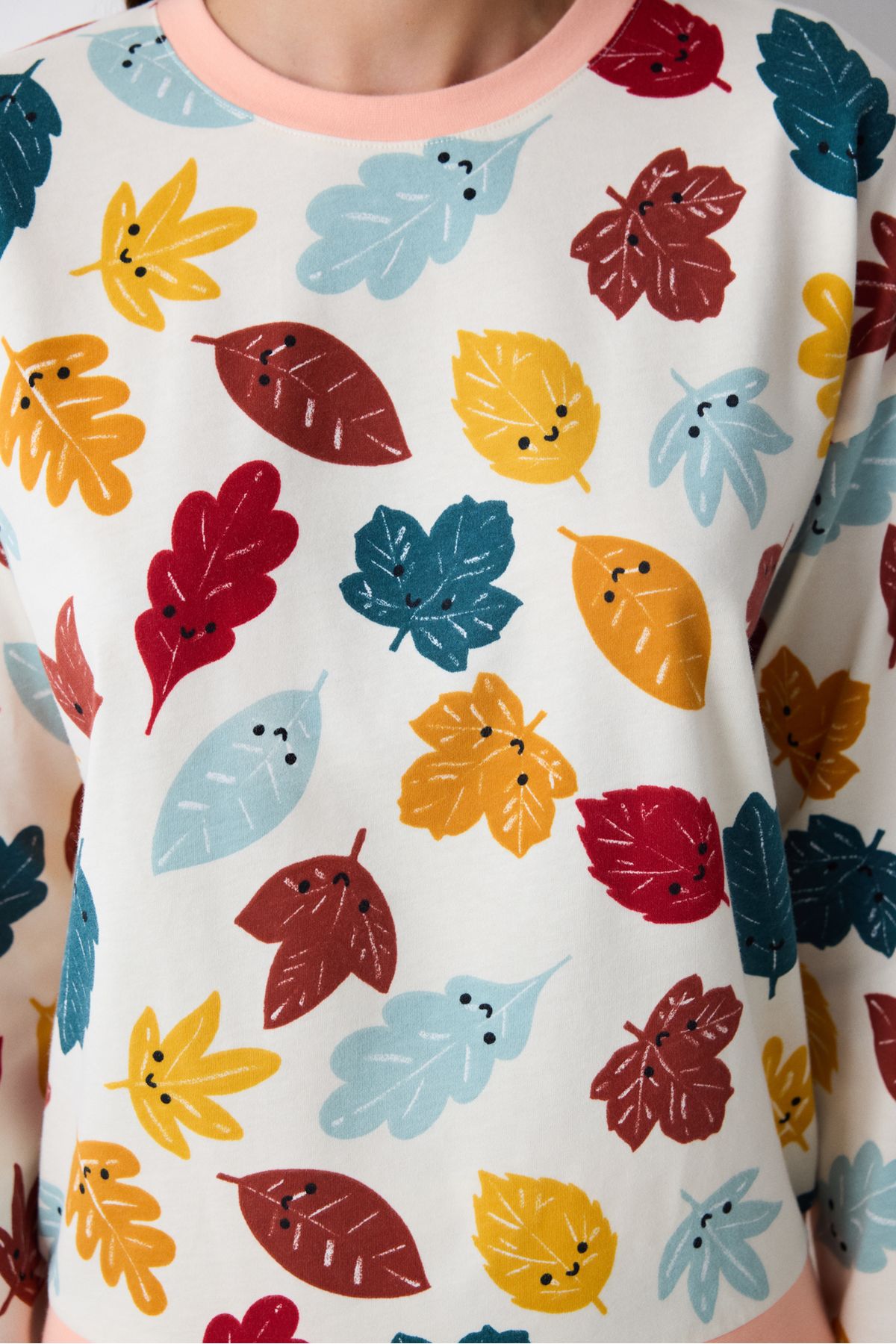 Penti-Súprava pyžamových nohavíc Cotton Leaf White 3