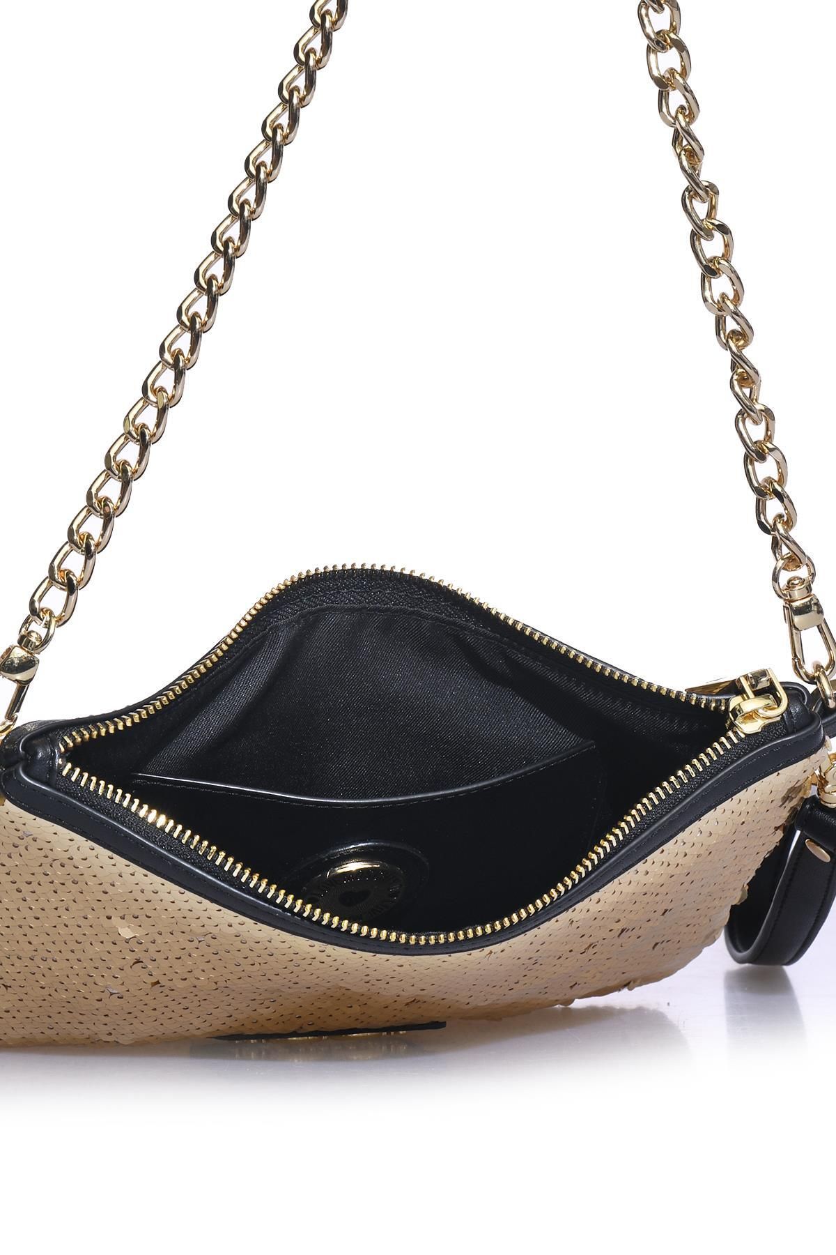 کیف شانه ای زرد زنانه JC4071P1GLP190A Moschino Love Moschino