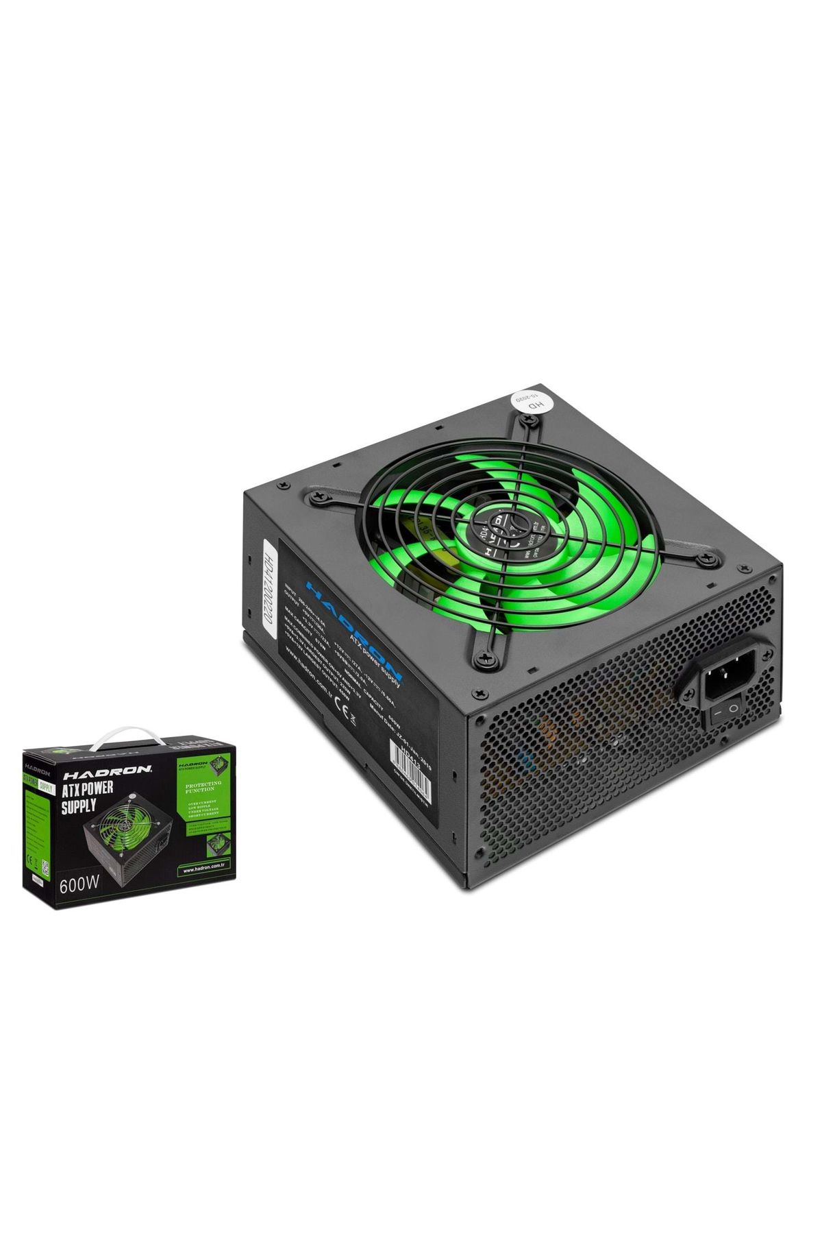 HADRON Hd413 1x4 4 12v 2x6 2 Pcı-e 2xıde 4xsata 12cm Fanlı 600w Atx Güç Kaynağı - Siyah