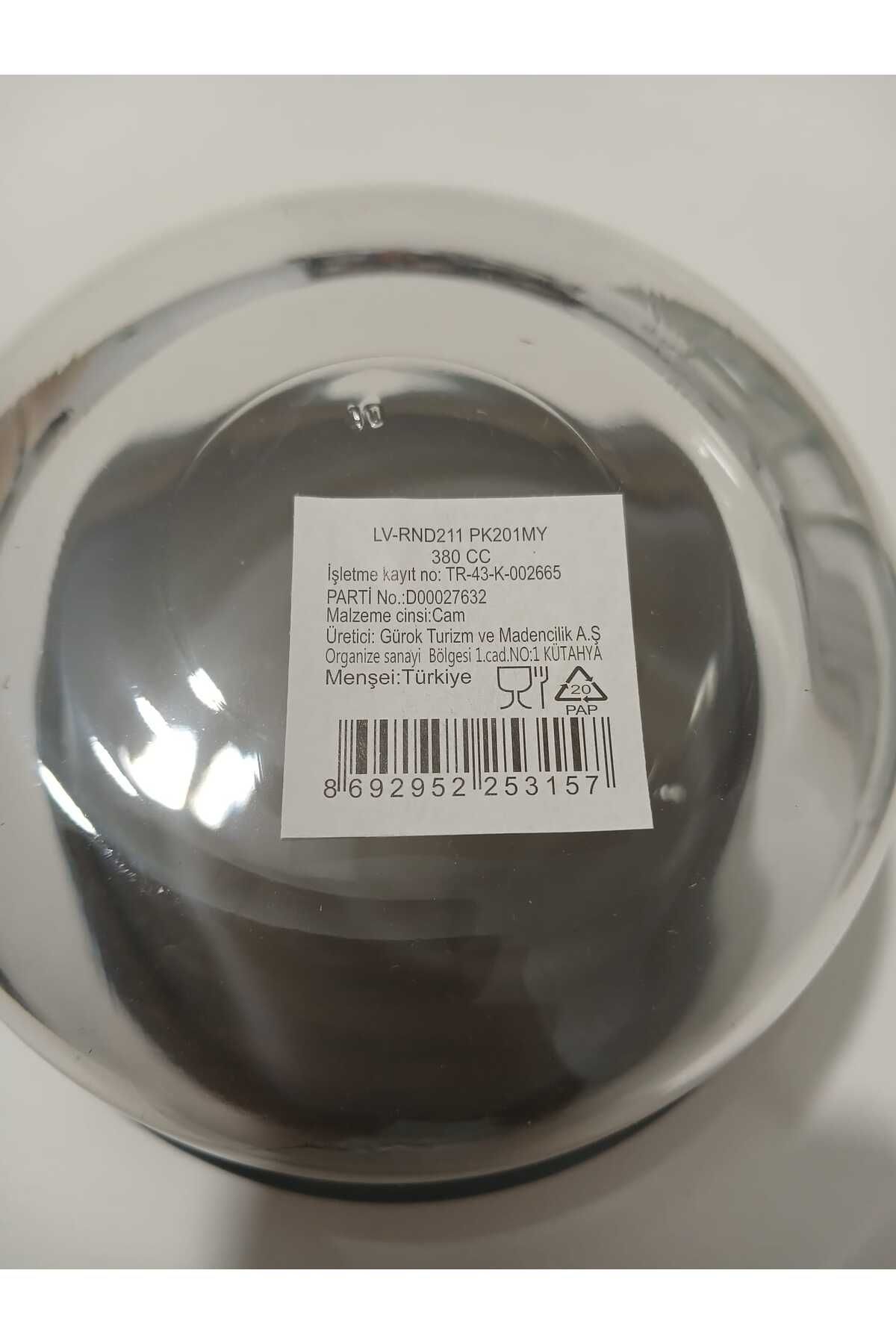 LAV-Feyzade Anthracite Round Storage Container with Lid - 380 Cc X 3 Pcs / 800 Cc X 3 Pcs 3