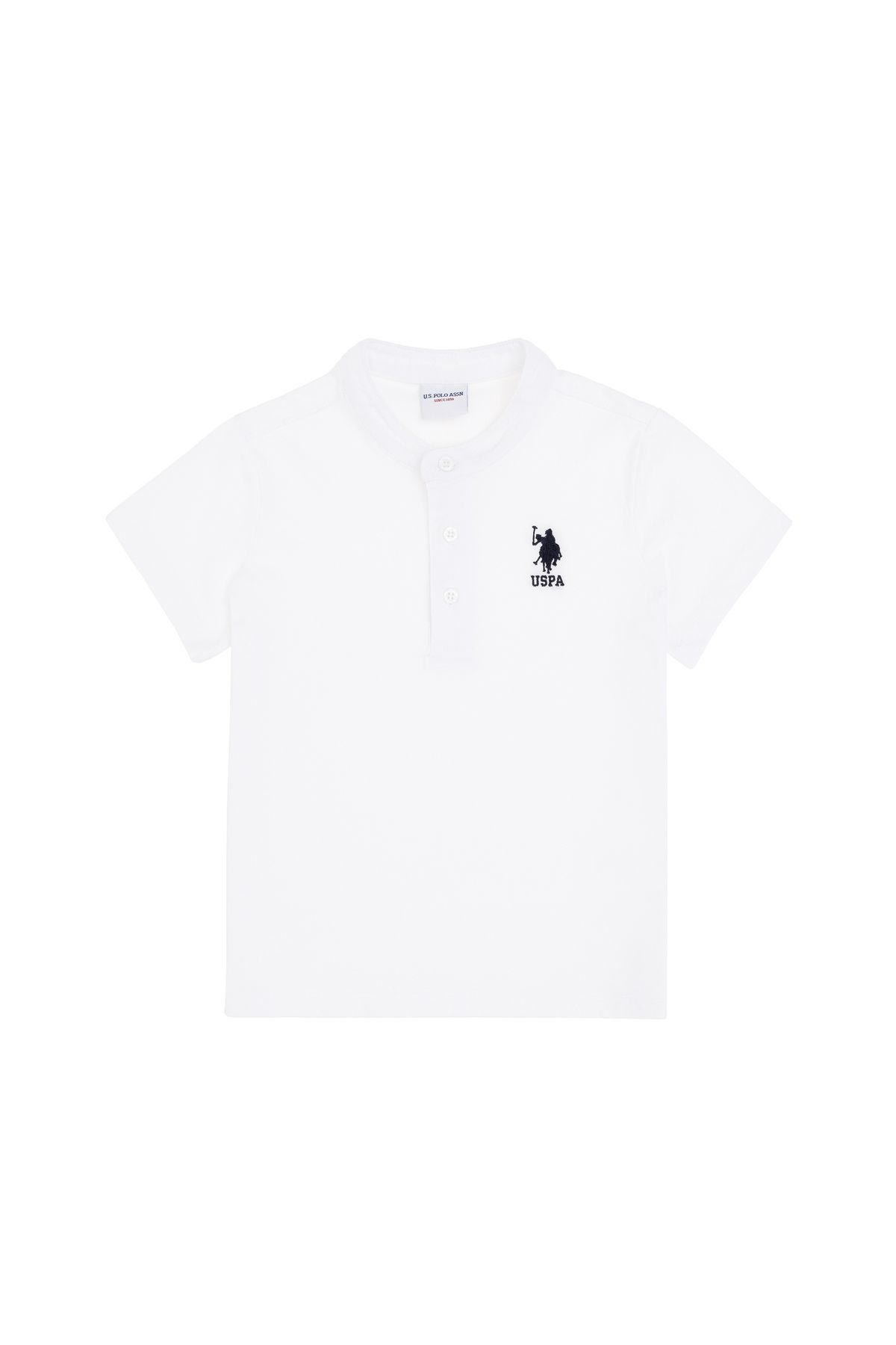 U.S. Polo Assn.-تي شيرت أبيض أساسي للأولاد 50295504 -VR013 4