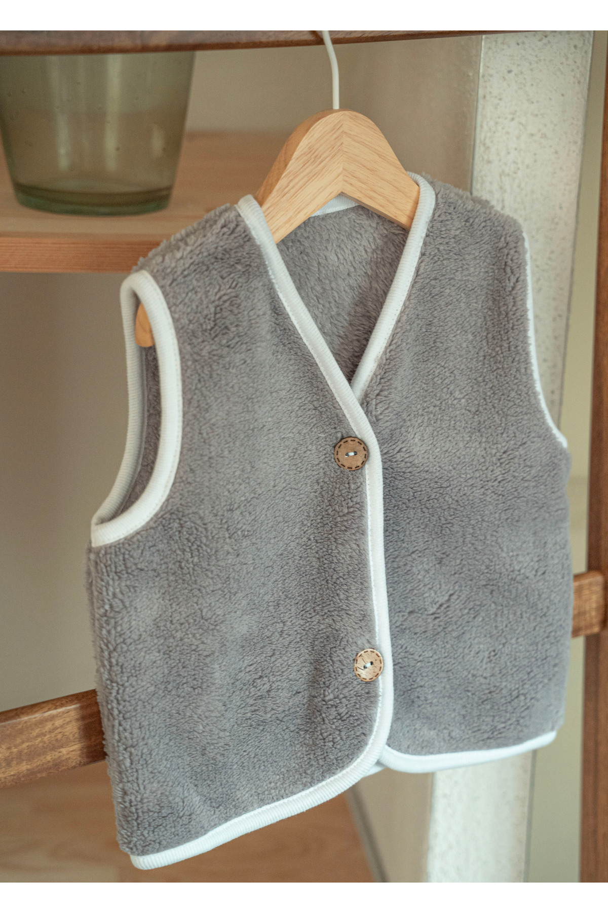 WELY HOME BABY TEKSTİL Wellsoft Peluş Bebek&çocuk Yelek fotoğrafı 4 (önizleme)