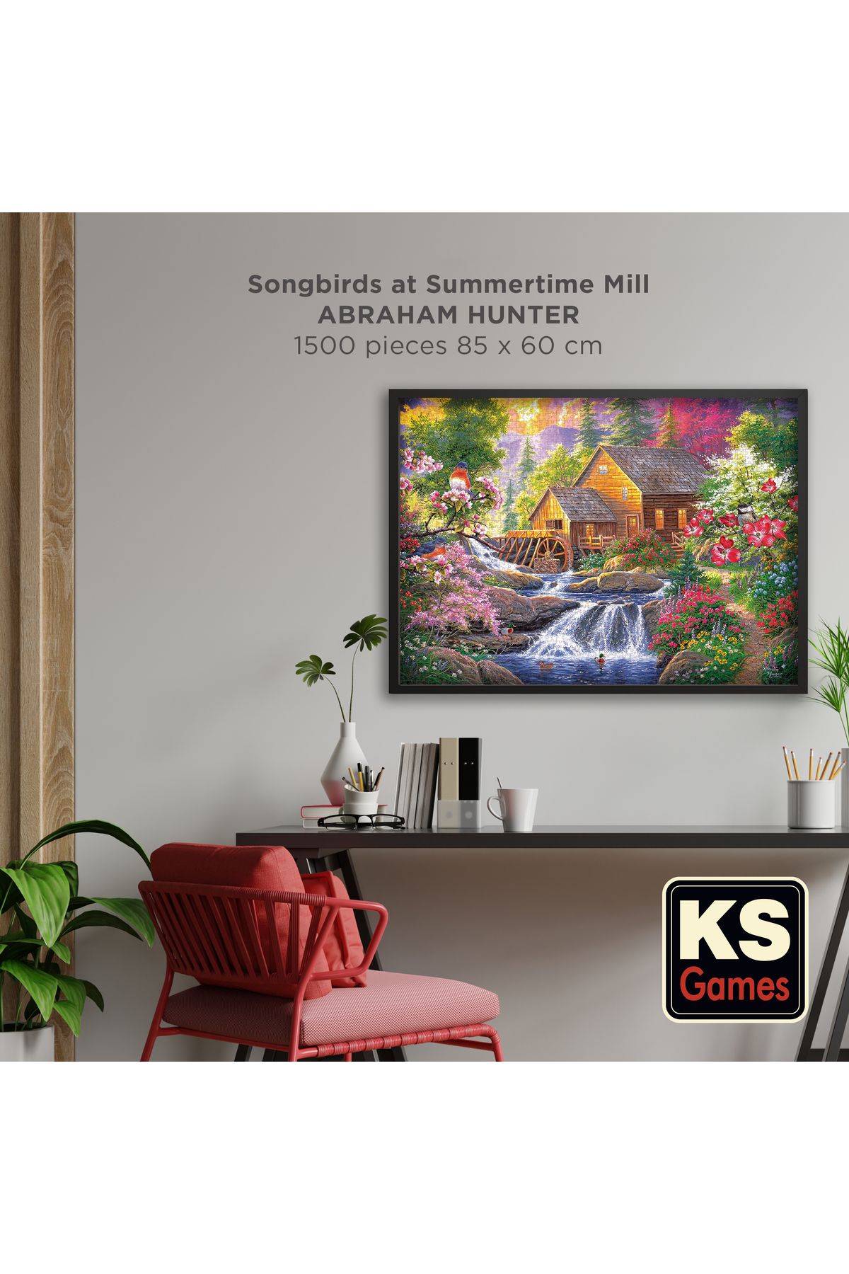 پازل 1500 قطعه آهنگ در Summertime Mill 22027 Ks Games