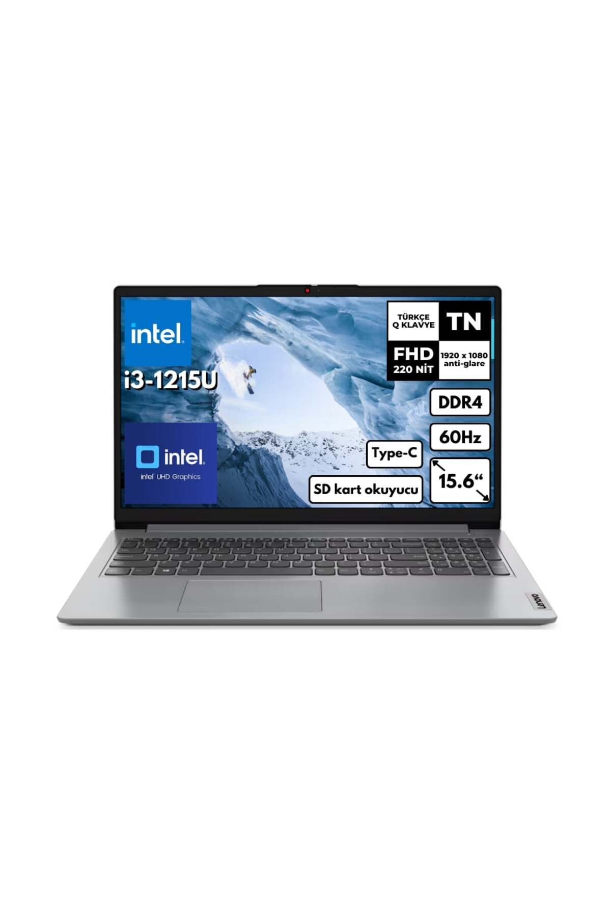 Ideapad 1 15iau7 İ3-1215U 24gb 512gb Ssd 15.6" Fhd Freedos  82qd00gmtxt3