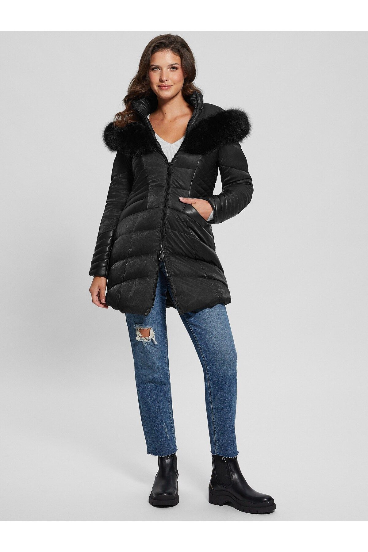 Guess-New Oxana Women's Coat 2