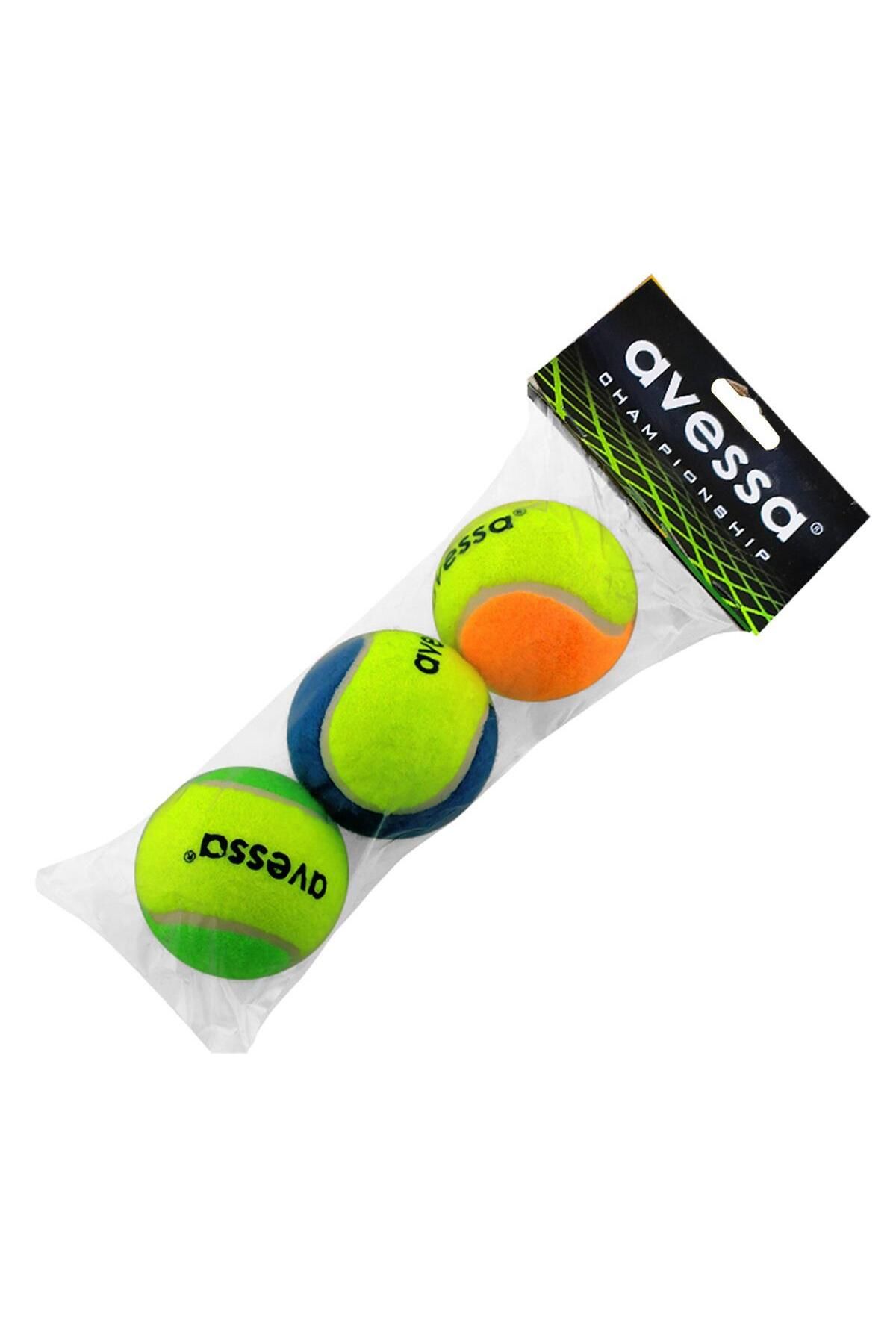 AVESSA Tenis Topu 3 Adet Renkli Tt-200