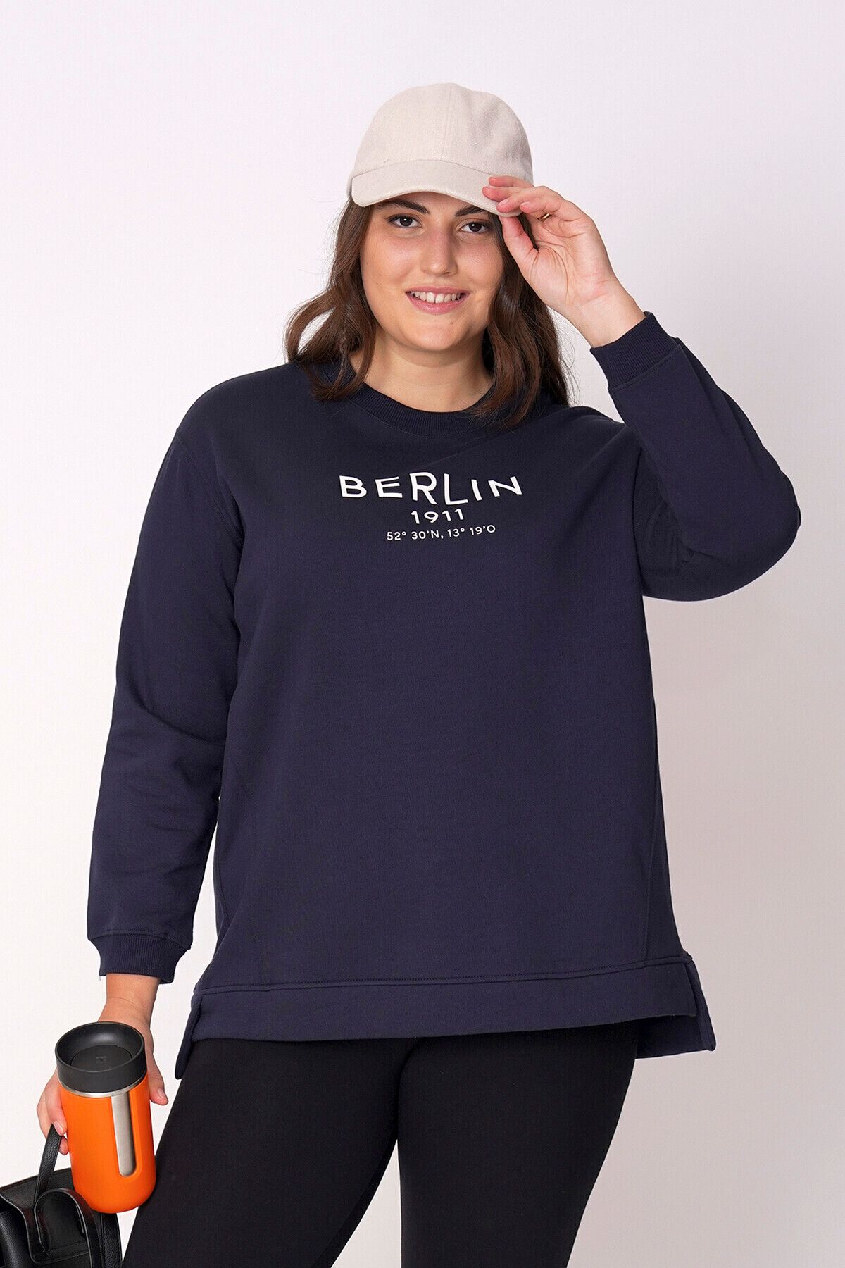 Büyük Moda-Polar Berlin Sweatshirt - Relaxed Fit 1